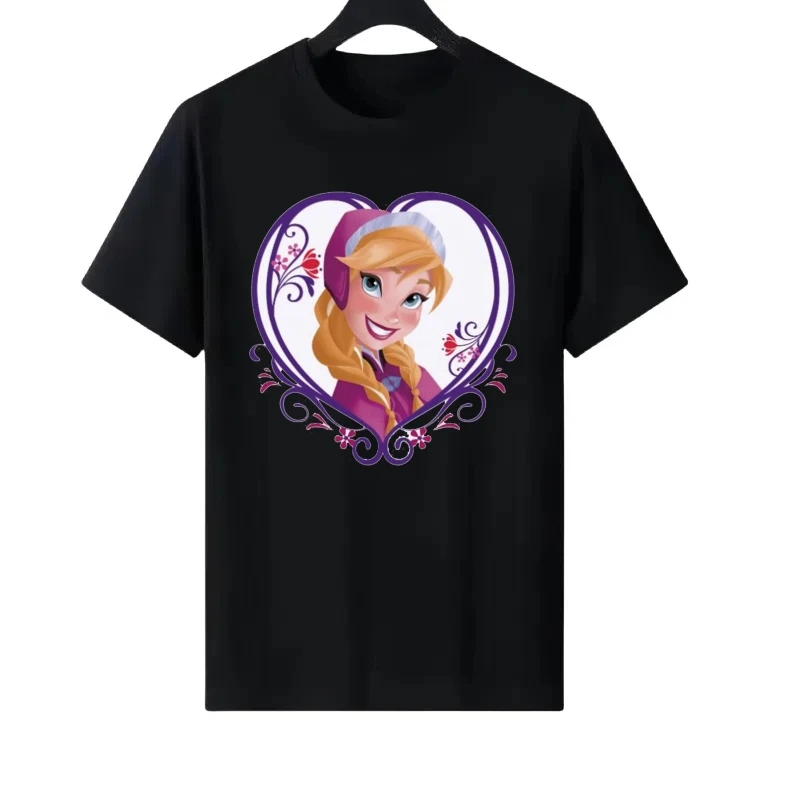 Disney Frozen Pattern Woman Fashion Round Neck Parent-child Clothing Cartoon Tops Ladies Cheap Short Sleeves T-Shirt Sweatshirts
Disney Frozen Pattern Woman Fashion Round Neck Parent-child Clothing Cartoon Tops Ladies Cheap Short Sleeves T-Shirt Sweatshirts