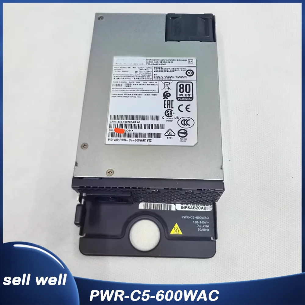 Power supply 600W PWR-C5-600WAC
Power supply 600W PWR-C5-600WAC