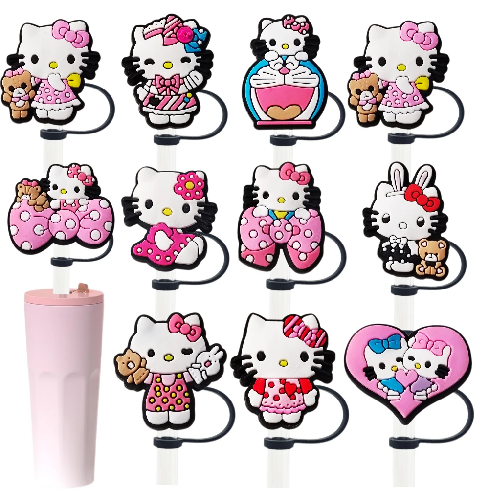 MINISO New Hello Kitty Straw Cover Cap10MM Drink Straw Plug Reusable Splash Proof Drinking Fit Cup Straw Cap Charms Pendant
MINISO New Hello Kitty Straw Cover Cap10MM Drink Straw Plug Reusable Splash Proof Drinking Fit Cup Straw Cap Charms Pendant