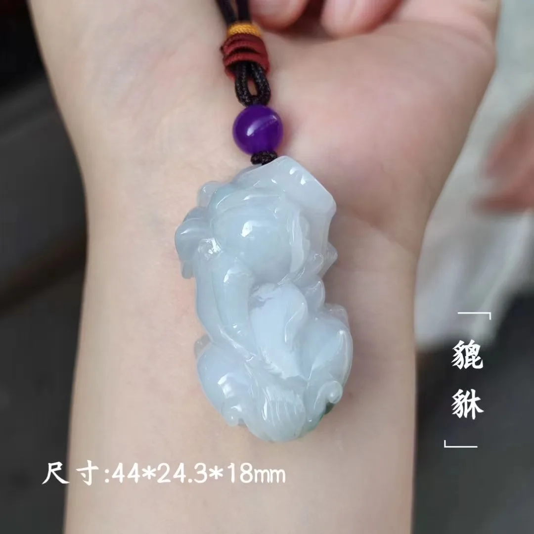 Natural 100% real A green jadeite carve picture Bless peace Attracting Wealth pendant jewellery for men women gifts luck
Natural 100% real A green jadeite carve picture Bless peace Attracting Wealth pendant jewellery for men women gifts luck