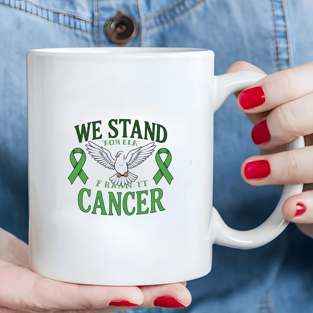 WE STAND 11oz Cancer Support Cup Family Christmas Gift Kids Cold & Hot Beverage Cup
WE STAND 11oz Cancer Support Cup Family Christmas Gift Kids Cold & Hot Beverage Cup