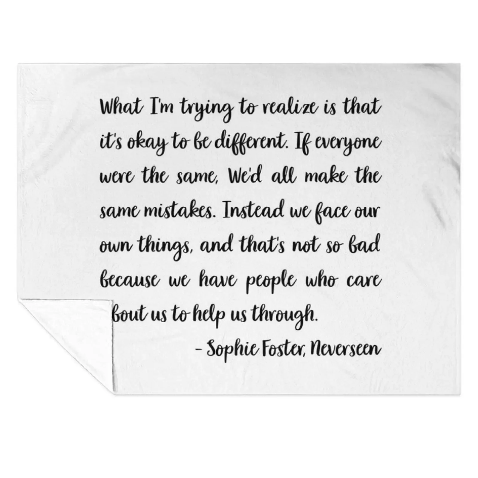 Sophie Foster, What Im trying to realize is that Throw Blanket Baby Luxury Soft Hairy Blankets
Sophie Foster, What Im trying to realize is that Throw Blanket Baby Luxury Soft Hairy Blankets