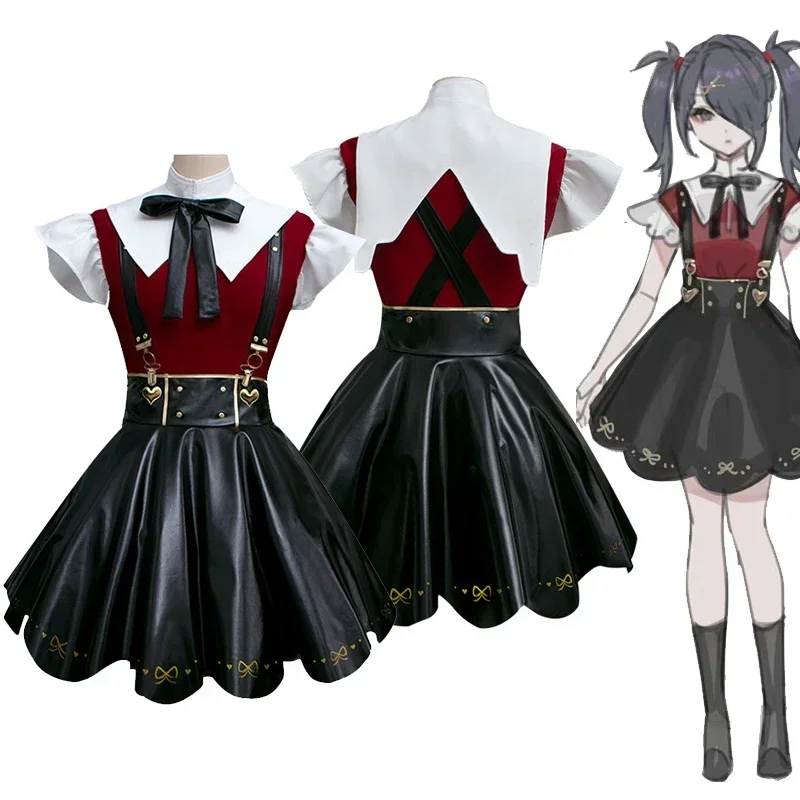 Ролевой костюм для аниме-игры Needy Girl Overdose Ame-chan, карнавальный костюм в стиле панк для женщин и девочек, готическая Лолита, черная искусственная кожа
Ролевой костюм для аниме-игры Needy Girl Overdose Ame-chan, карнавальный костюм в стиле панк для женщин и девочек, готическая Лолита, черная искусственная кожа