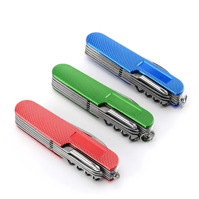 Hot Sale Multifunctional Folding Swiss Knife Portable EDC Stainless Steel Pocket Knife Outdoor Camping Emergency CombinationTool
Hot Sale Multifunctional Folding Swiss Knife Portable EDC Stainless Steel Pocket Knife Outdoor Camping Emergency CombinationTool