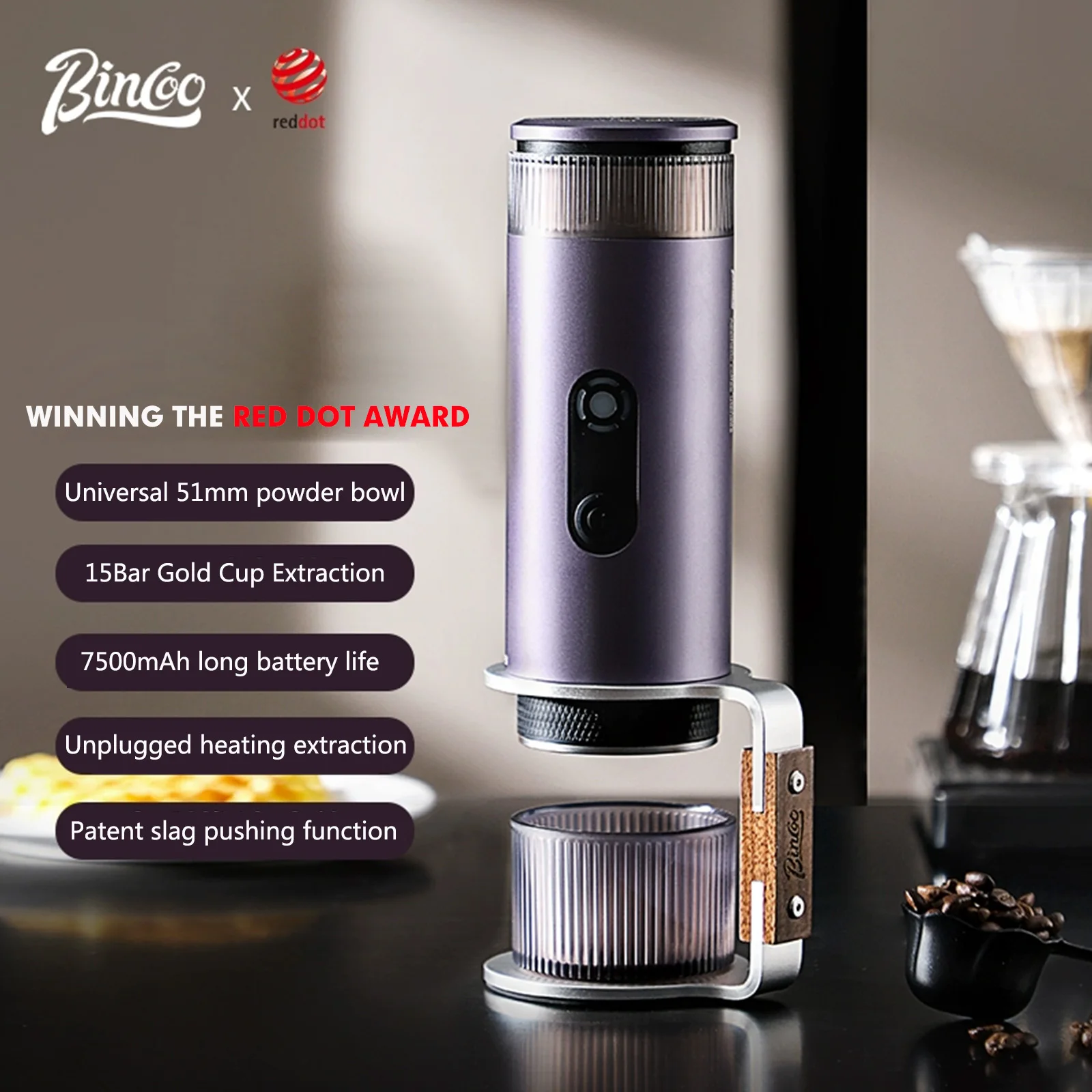 Портативная кофемашина Bincoo H1Pro, электрическая итальянская эспрессо-машина, маленькая домашняя портативная беспроводная экстракция для путешествий на открытом воздухе
Портативная кофемашина Bincoo H1Pro, электрическая итальянская эспрессо-машина, маленькая домашняя портативная беспроводная экстракция для путешествий на открытом воздухе