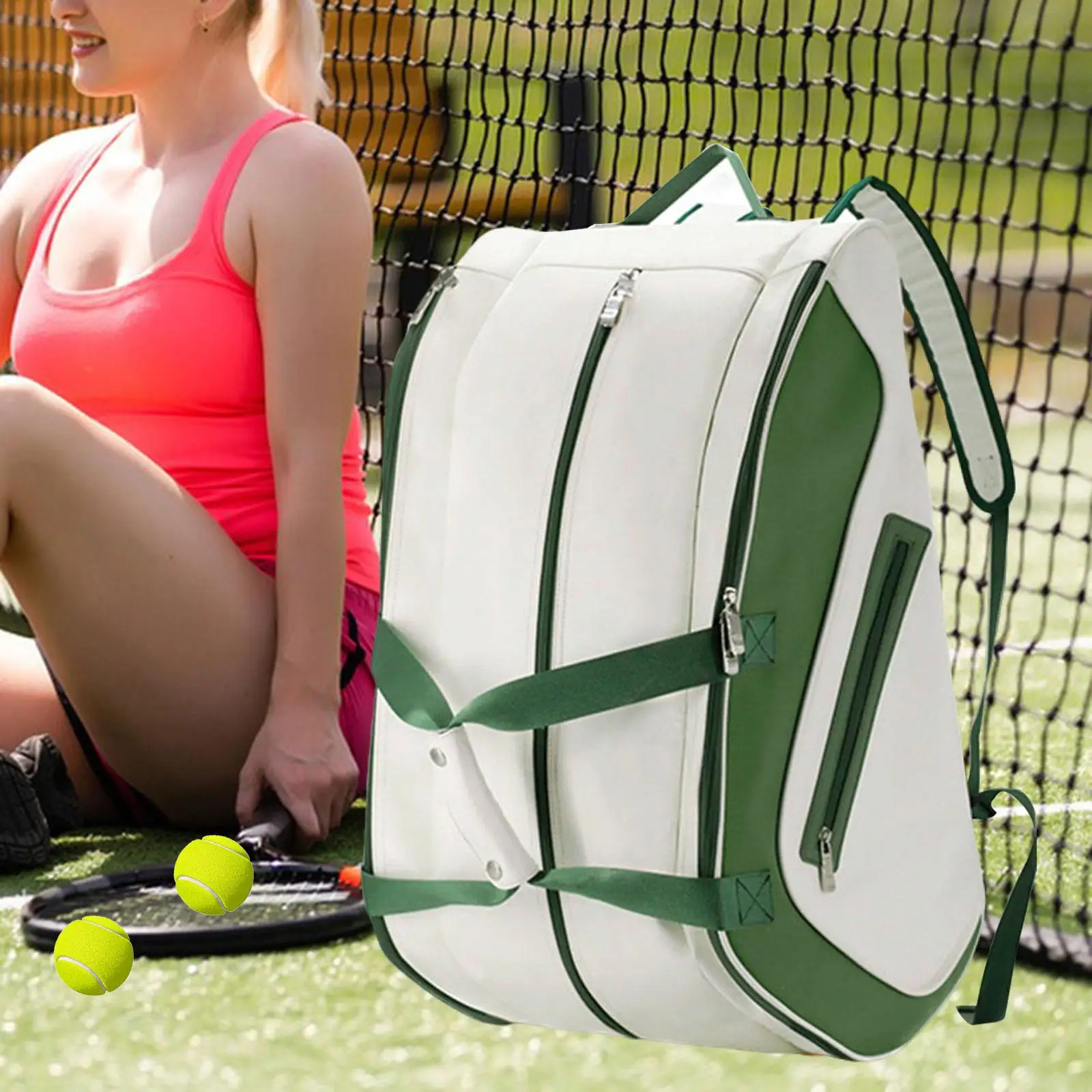 Pickleball Backpack Tennis Bag Lightweight Sports Backpack with Shoulder Straps with Shoes Pocket Pickleball Bag for Women Men
Pickleball Backpack Tennis Bag Lightweight Sports Backpack with Shoulder Straps with Shoes Pocket Pickleball Bag for Women Men