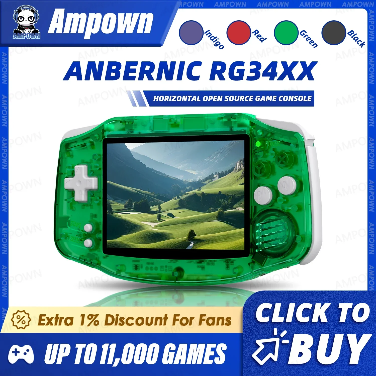 Портативная игровая консоль ANBERNIC RG34XX в стиле ретро, 3,4-дюймовый экран IPS, система Linux, выход HDMI, классический игровой плеер, повторный подарок
Портативная игровая консоль ANBERNIC RG34XX в стиле ретро, 3,4-дюймовый экран IPS, система Linux, выход HDMI, классический игровой плеер, повторный подарок
