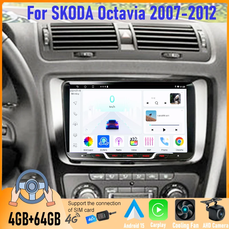 9''4+64GB For SKODA Octavia 2007-2012 Car Radio Android GPS Google Map BT Carplay Wifi Reversing Camera Stereo FM 2DIN Head Unit
9''4+64GB For SKODA Octavia 2007-2012 Car Radio Android GPS Google Map BT Carplay Wifi Reversing Camera Stereo FM 2DIN Head Unit