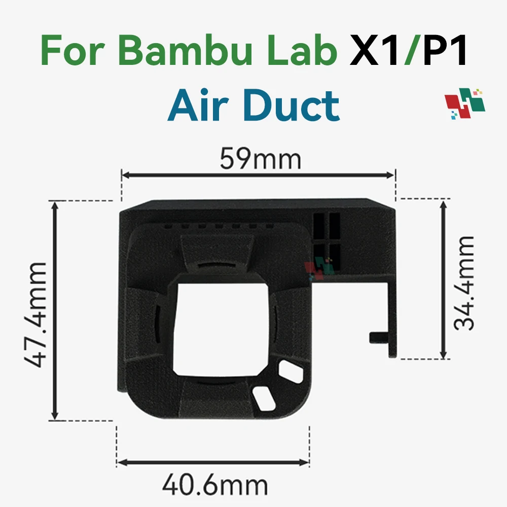 Для Bambu Lab P1P X1 X1C обновленный нейлоновый вентилятор охлаждения, фитинг для Bambu Lab P1P X1, часть 3D-принтера
Для Bambu Lab P1P X1 X1C обновленный нейлоновый вентилятор охлаждения, фитинг для Bambu Lab P1P X1, часть 3D-принтера