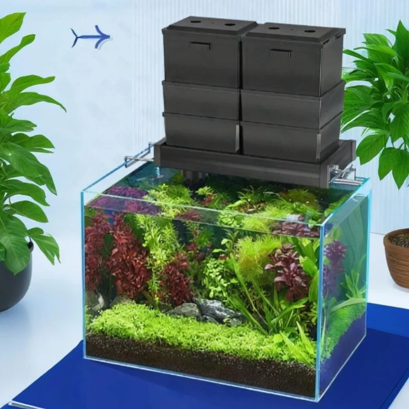 Fish Tank Filter Box Drawer-type Rain Shower Low Noise Top-mounted Purification Water Circulation Pump Filters Accessories
Fish Tank Filter Box Drawer-type Rain Shower Low Noise Top-mounted Purification Water Circulation Pump Filters Accessories