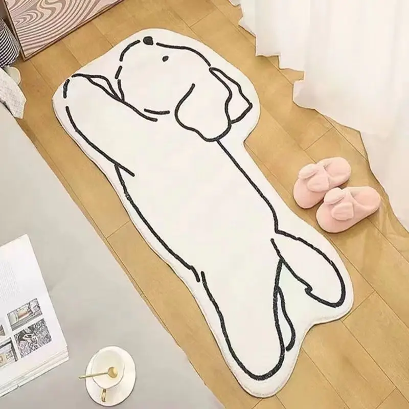 Cartoon Dog Cute Carpet Simple Entrance Door Mat Living Room Soft Plush Carpet Creative Children Bedroom Rugs Non-slip Carpet
Cartoon Dog Cute Carpet Simple Entrance Door Mat Living Room Soft Plush Carpet Creative Children Bedroom Rugs Non-slip Carpet