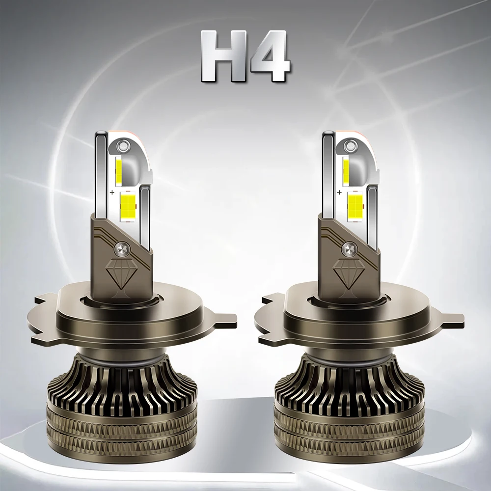 120W LED H4 Headlights CANBUS 20000LM 2PCS Mini Car Lights 3570 CSP High Low Beam 6000K 1: 1 Size Plug&Play Auto LED Bulbs DC12V
120W LED H4 Headlights CANBUS 20000LM 2PCS Mini Car Lights 3570 CSP High Low Beam 6000K 1: 1 Size Plug&Play Auto LED Bulbs DC12V