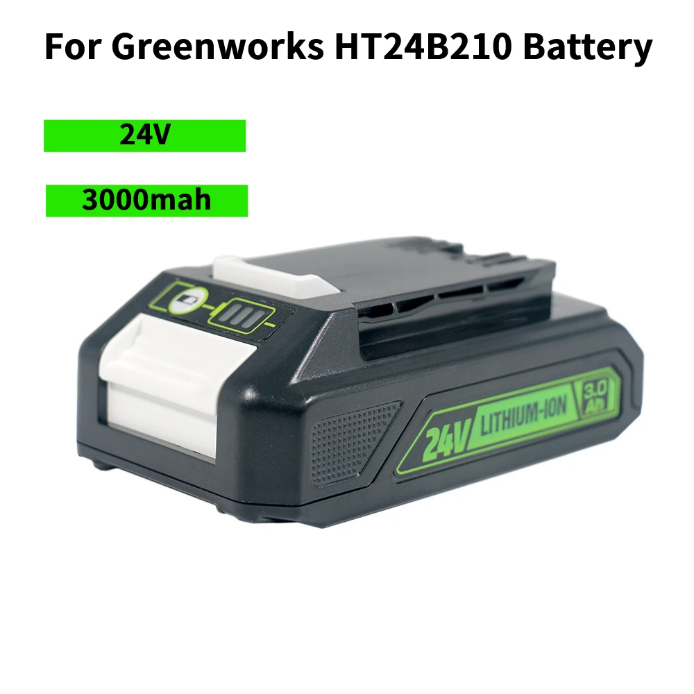 Новый литиевый аккумулятор 3000 мАч для Greenworks 24 В 3,0 Ач для инструментов Greenworks 24 В MO24B410 MO48L4211 HT24B210 21342
Новый литиевый аккумулятор 3000 мАч для Greenworks 24 В 3,0 Ач для инструментов Greenworks 24 В MO24B410 MO48L4211 HT24B210 21342