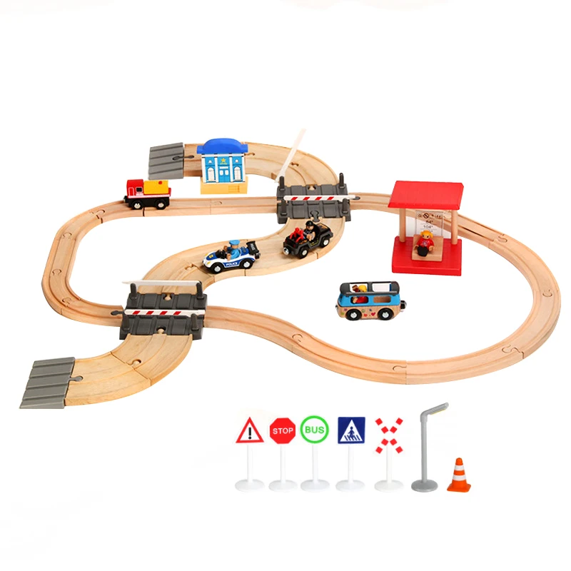 48 Pieces Track Combination Train Highway Track Set Wooden Toy Kids Assembly Puzzle Boy Toy Car Fit Wooden Track 1:64 Gift PD02
48 Pieces Track Combination Train Highway Track Set Wooden Toy Kids Assembly Puzzle Boy Toy Car Fit Wooden Track 1:64 Gift PD02