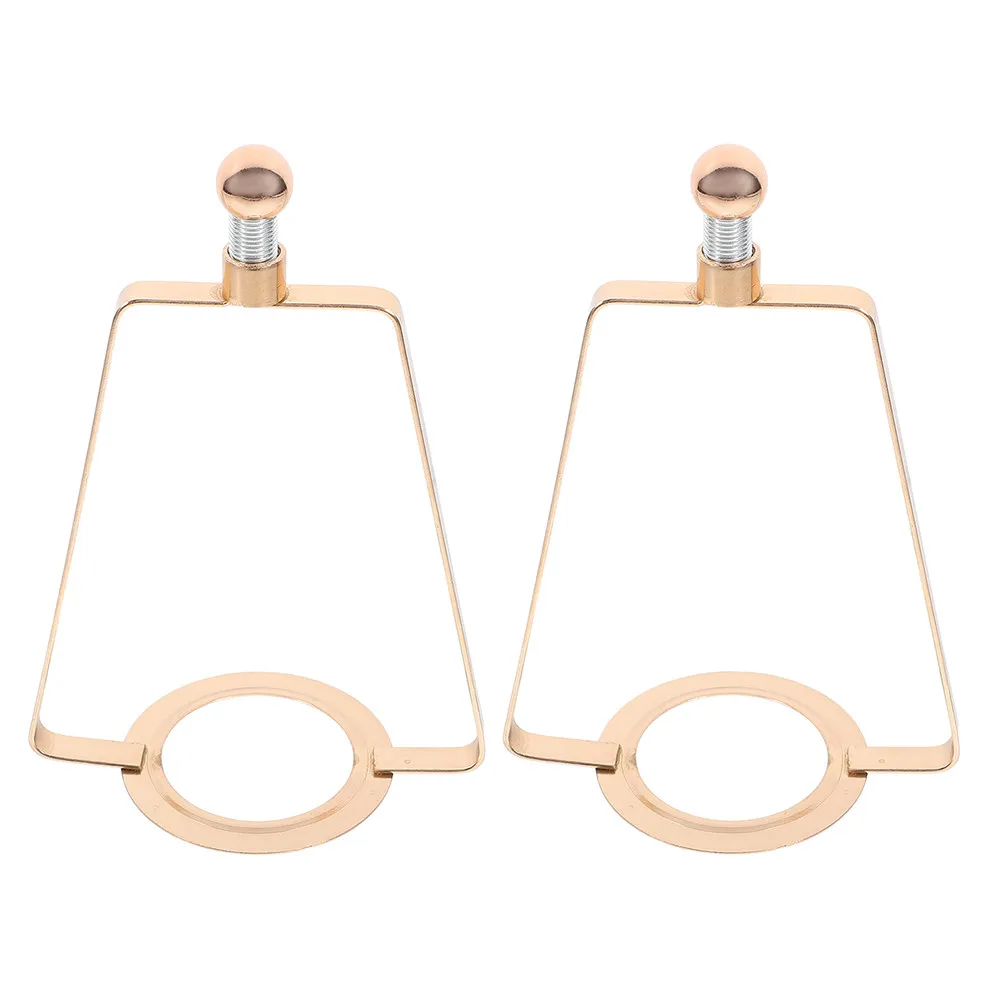 2Pcs Lamp Shade Harp Lampshade Holder Bracket Iron Frame Metal Lamp Parts Replacement Kit for Table Lamps Lampshade Adapter Ring
2Pcs Lamp Shade Harp Lampshade Holder Bracket Iron Frame Metal Lamp Parts Replacement Kit for Table Lamps Lampshade Adapter Ring
