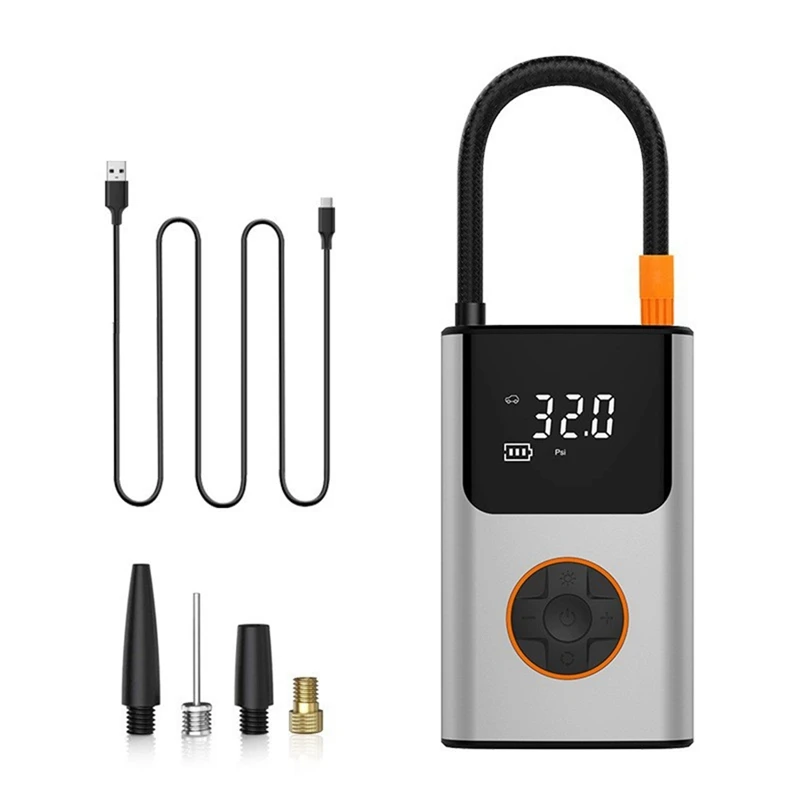 Tire Inflator Portable Air Compressor, 150 PSI Cordless Portable Tire Inflator Fast Inflation, Air Pump For Car Tires
Tire Inflator Portable Air Compressor, 150 PSI Cordless Portable Tire Inflator Fast Inflation, Air Pump For Car Tires