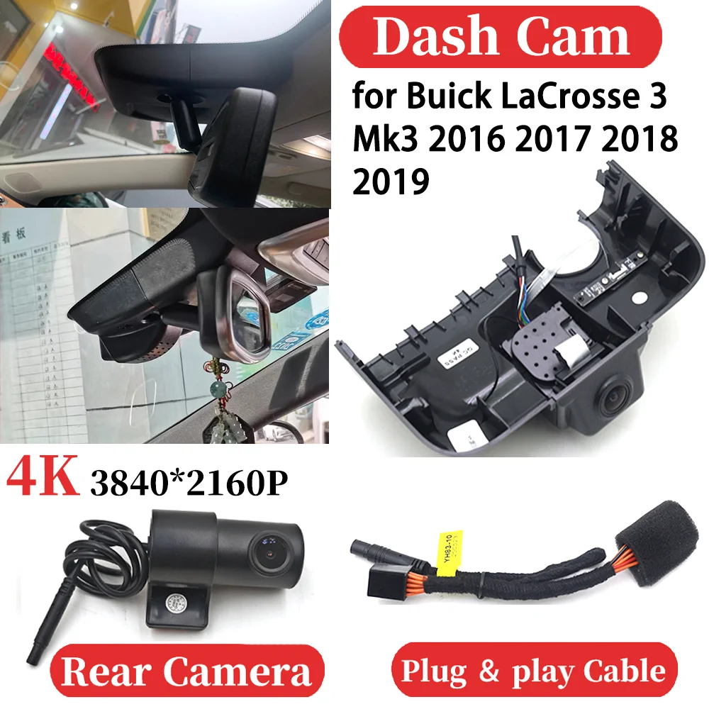for Buick LaCrosse 3 Mk3 2016 2017 2018 2019 HUD Car 4K Video Recorder DVR Dash Cam Dashboard Camera Plug and play Night Vision
for Buick LaCrosse 3 Mk3 2016 2017 2018 2019 HUD Car 4K Video Recorder DVR Dash Cam Dashboard Camera Plug and play Night Vision