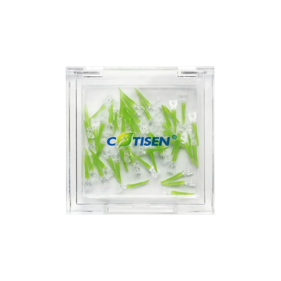 Dental Interproximal Wedges Soft Sidewall Resin Coating Transparent Wedge for Matrix Bands Professional Dentistry Supplies 50Pcs
Dental Interproximal Wedges Soft Sidewall Resin Coating Transparent Wedge for Matrix Bands Professional Dentistry Supplies 50Pcs