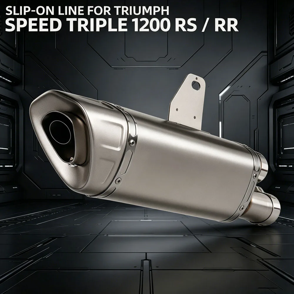 Sport Street Bike Exhaust Slip On Line Kit For Triumph Speed Triple 1200RR 1200RS 1200 RR RS Moto Tailpipe Muffler With DBKiller
Sport Street Bike Exhaust Slip On Line Kit For Triumph Speed Triple 1200RR 1200RS 1200 RR RS Moto Tailpipe Muffler With DBKiller