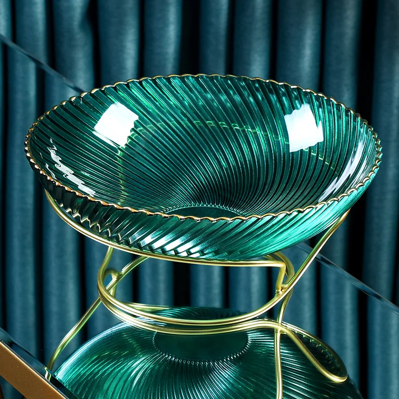 European glass fruit plate creative light luxury living room home coffee table Internet celebrity high-end snacks
European glass fruit plate creative light luxury living room home coffee table Internet celebrity high-end snacks