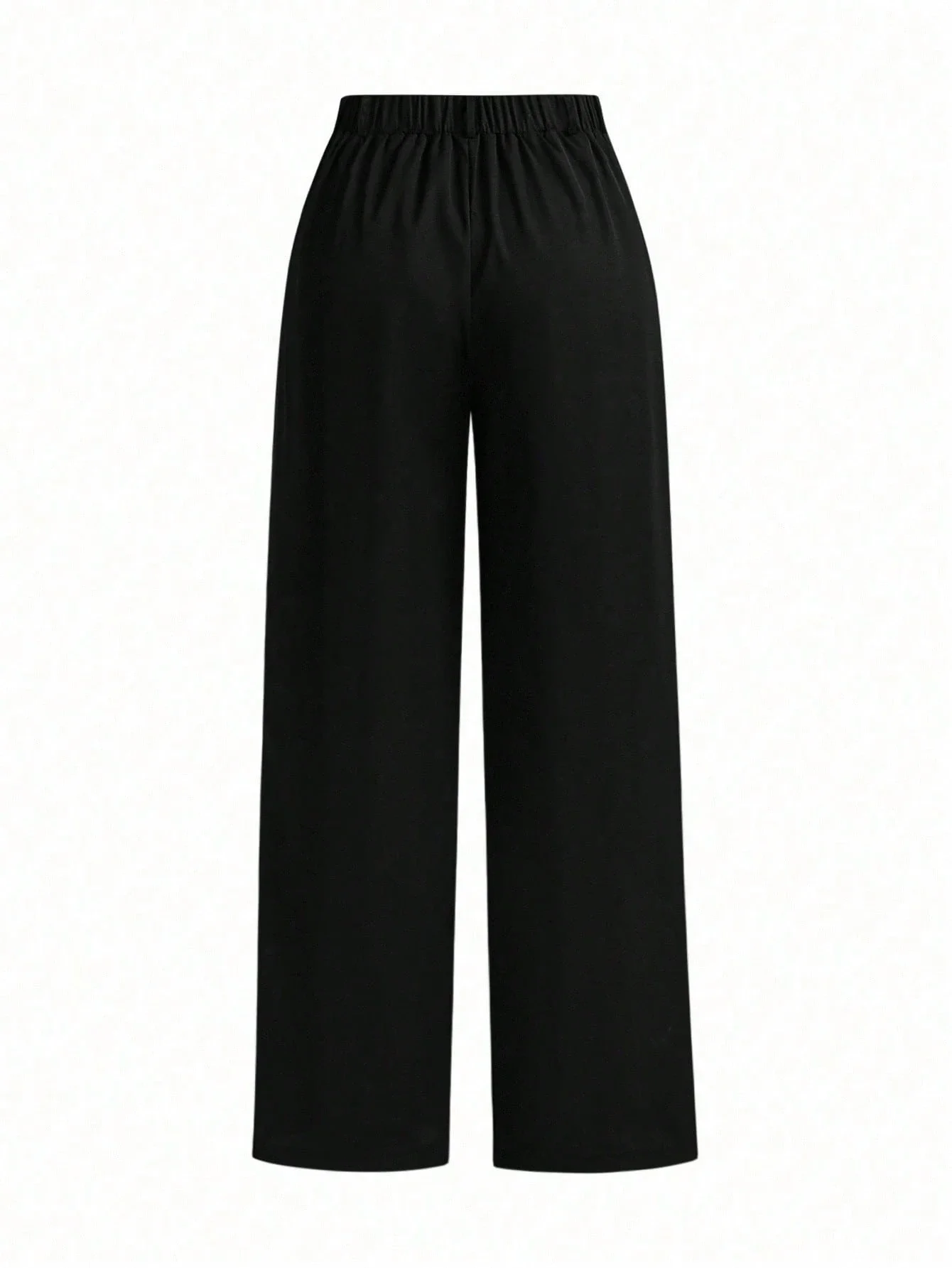 Solid Color Casual High-Quality Viscose Straight Elastic Waist Pants For Work And Daily Wear
Solid Color Casual High-Quality Viscose Straight Elastic Waist Pants For Work And Daily Wear
