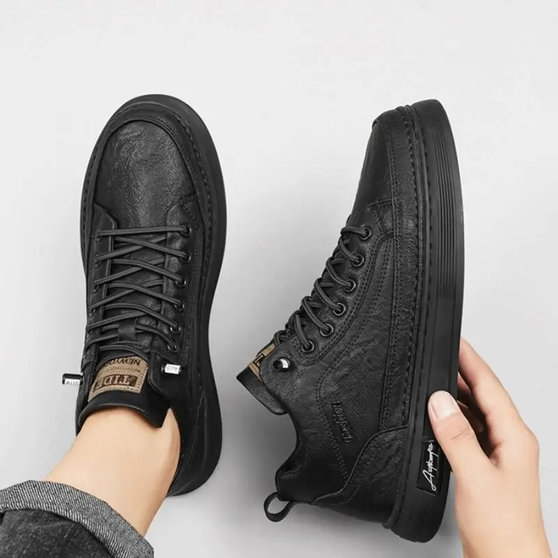 Men's Soft Bottom Casual Shoes Black Work Shoes All-Match Style Leather Shoes Autumn New Arrival Fashionable Breathable
Men's Soft Bottom Casual Shoes Black Work Shoes All-Match Style Leather Shoes Autumn New Arrival Fashionable Breathable