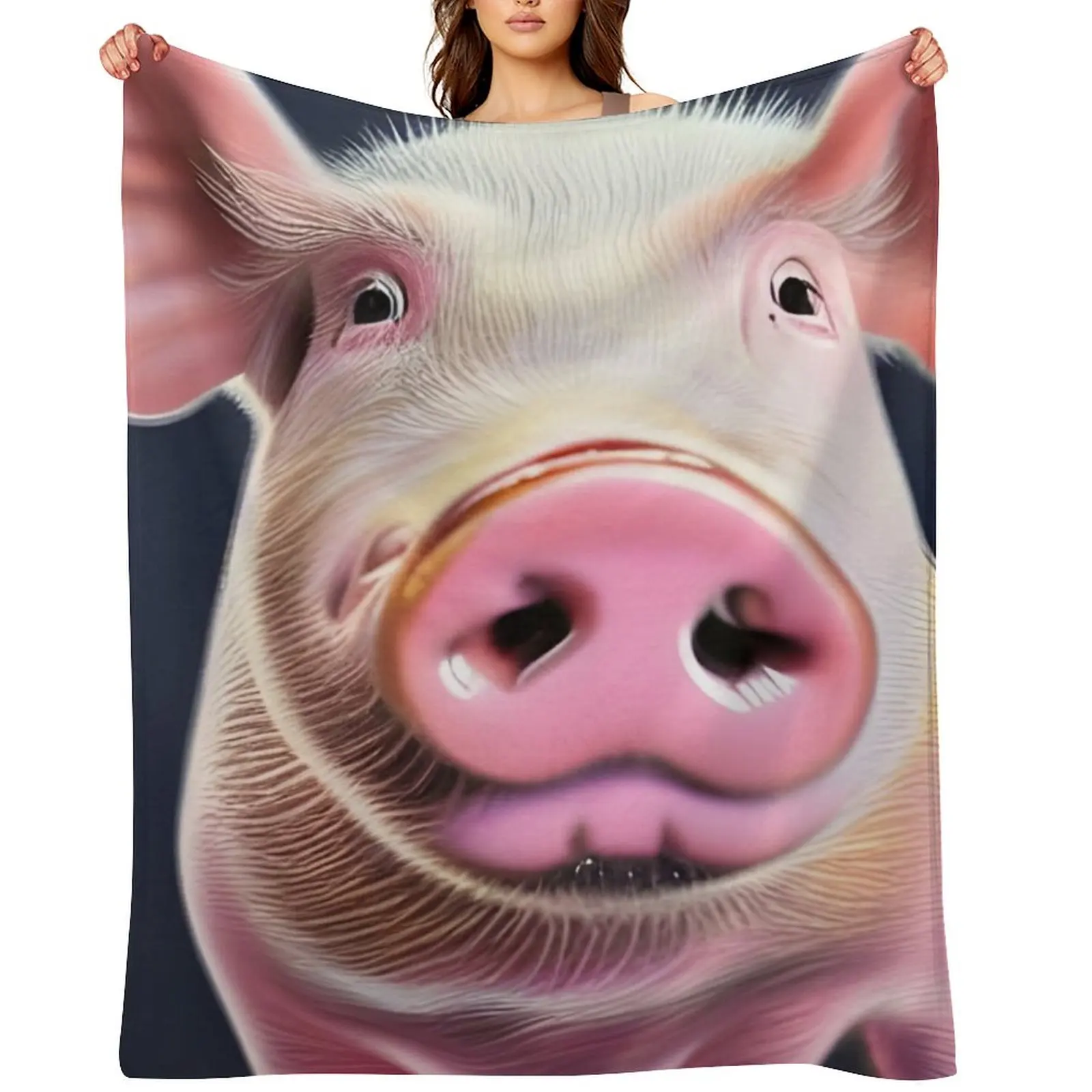 Pink Piglet Throw Blanket Hairy Blankets For Sofas Furry Vintage Blankets
Pink Piglet Throw Blanket Hairy Blankets For Sofas Furry Vintage Blankets