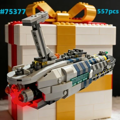 Наборы строительных блоков MOC Star Invisible Hand Spaceship, совместимые с деталями Lego, подходят для рождественских подарков 75377
Наборы строительных блоков MOC Star Invisible Hand Spaceship, совместимые с деталями Lego, подходят для рождественских подарков 75377
