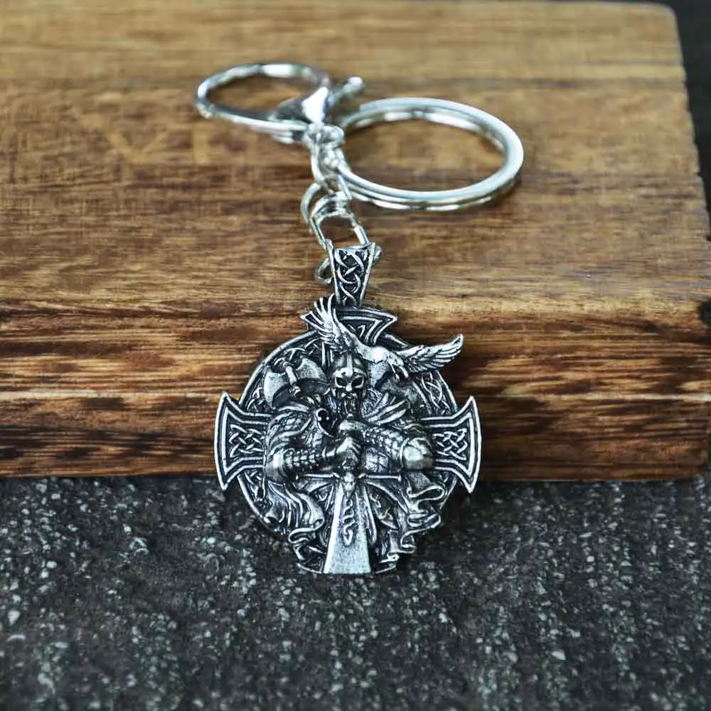 1Pcs Norse Mythology God Odin Axe Raven Viking Keychain Charms Pendants Helena Rosova Keys Holder Talisman Amulet Jewelry
1Pcs Norse Mythology God Odin Axe Raven Viking Keychain Charms Pendants Helena Rosova Keys Holder Talisman Amulet Jewelry