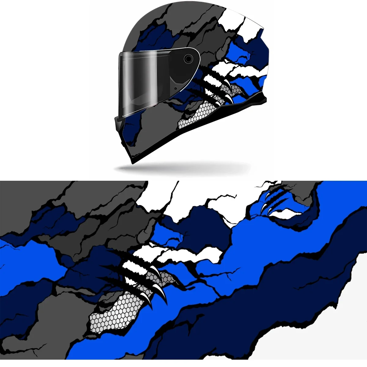 Abstract irregular geometric shapes Motorcycle Helmet Stickers Self Adhesive Racing Custom Helmet Decal Wrap Vinyl Decal Sticker 
Abstract irregular geometric shapes Motorcycle Helmet Stickers Self Adhesive Racing Custom Helmet Decal Wrap Vinyl Decal Sticker