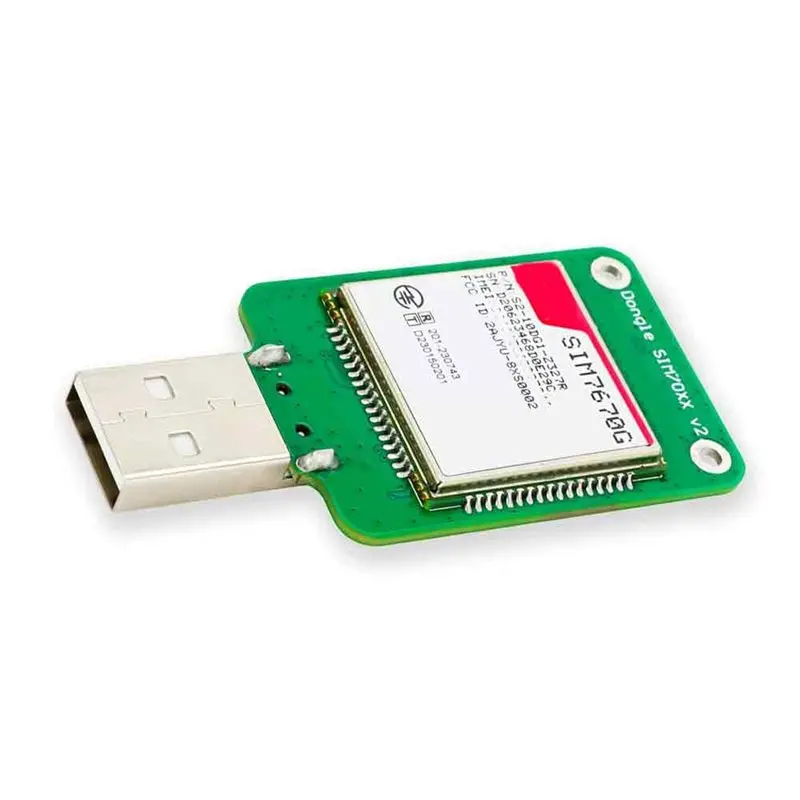 Dongle USB SIM7670G LTE Cat1 Module Global 4G FPC Antenna
Dongle USB SIM7670G LTE Cat1 Module Global 4G FPC Antenna