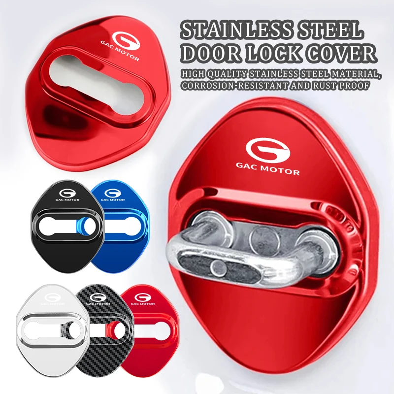 For GAC MOTOR 4pcs Car Door Lock Cover Stainless Steel Protection Accessories Trumpchi GE3 GS3 GS4 GS5 GS8 GA4 GA6 GA8 2016-2020
For GAC MOTOR 4pcs Car Door Lock Cover Stainless Steel Protection Accessories Trumpchi GE3 GS3 GS4 GS5 GS8 GA4 GA6 GA8 2016-2020