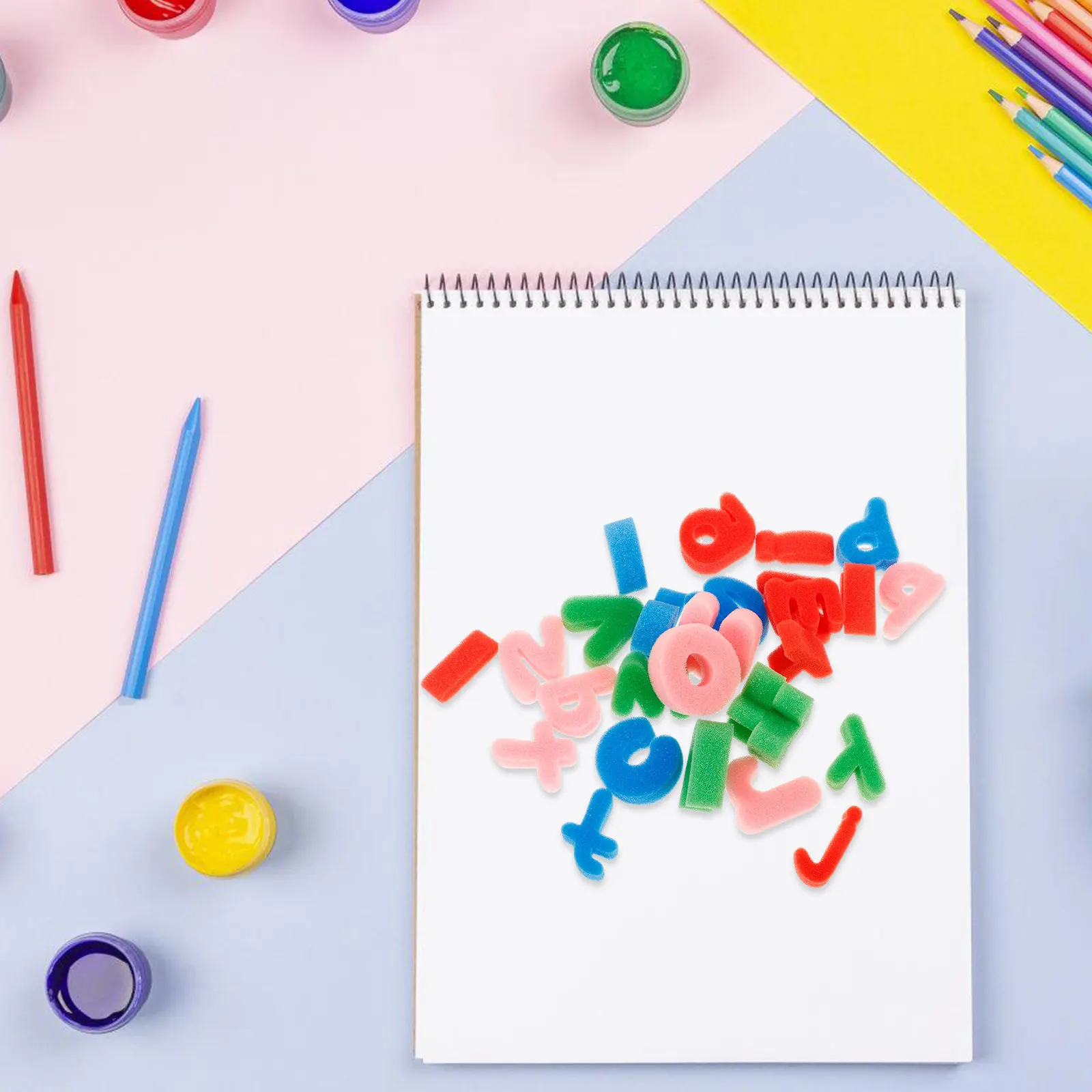 26pcs Alphabet Sponge Stamps Kids Art Painting Tools Lightweight Portable DIY Crafts Cards Books Educational Fun Create
26pcs Alphabet Sponge Stamps Kids Art Painting Tools Lightweight Portable DIY Crafts Cards Books Educational Fun Create