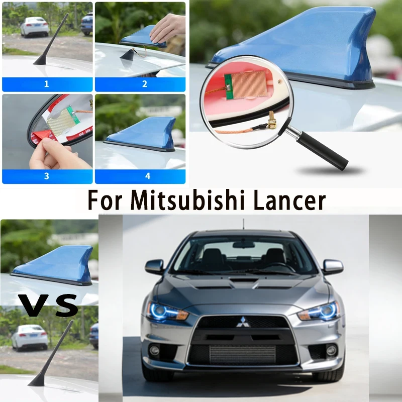 For Mitsubishi Lancer Car Roof Top Mount Shark Fin Aerial Antenna Toppers Auto Radio AM FM Antenna Signal Amplifier Aerial
For Mitsubishi Lancer Car Roof Top Mount Shark Fin Aerial Antenna Toppers Auto Radio AM FM Antenna Signal Amplifier Aerial