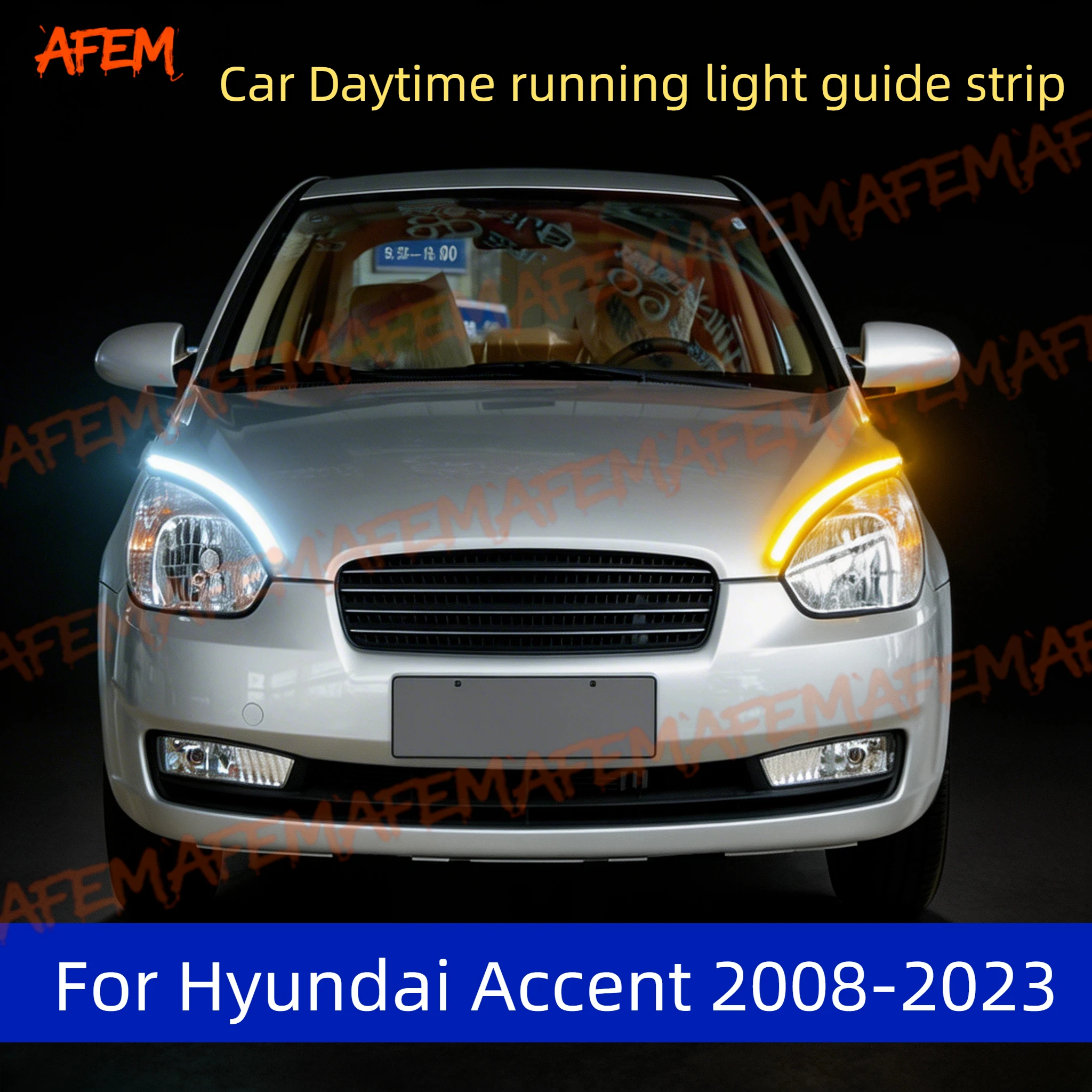 2Pcs For Hyundai Accent 2008-2023 12V Led Guide Strip Headlight For Car Daytime Running Lights Turn Signal DRL Car Modification
2Pcs For Hyundai Accent 2008-2023 12V Led Guide Strip Headlight For Car Daytime Running Lights Turn Signal DRL Car Modification