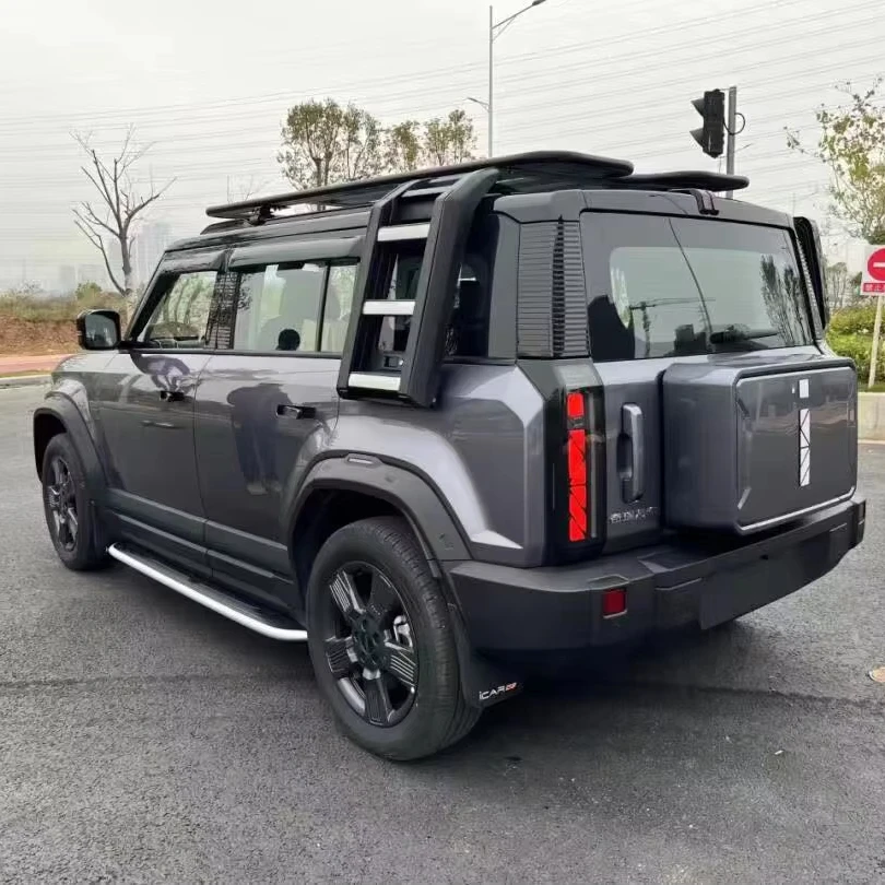 Off-Road Modified Suit Folding Ladder Roof Luggage Rack with Platform Ladder Side Bag For Chery ICar03 Custom Auto Parts Kit
Off-Road Modified Suit Folding Ladder Roof Luggage Rack with Platform Ladder Side Bag For Chery ICar03 Custom Auto Parts Kit