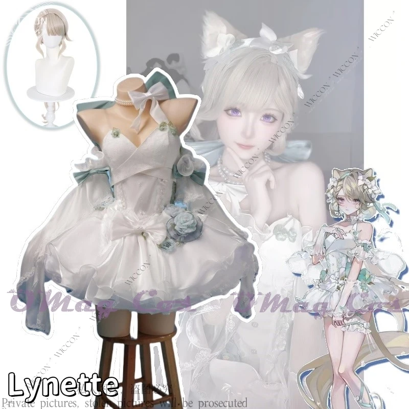 Костюм для косплея Lynette Game Genshin Impact Angel's Yard, белое платье, милый парик фонтана, Лолита, волшебник, комплект Lynette
Костюм для косплея Lynette Game Genshin Impact Angel's Yard, белое платье, милый парик фонтана, Лолита, волшебник, комплект Lynette