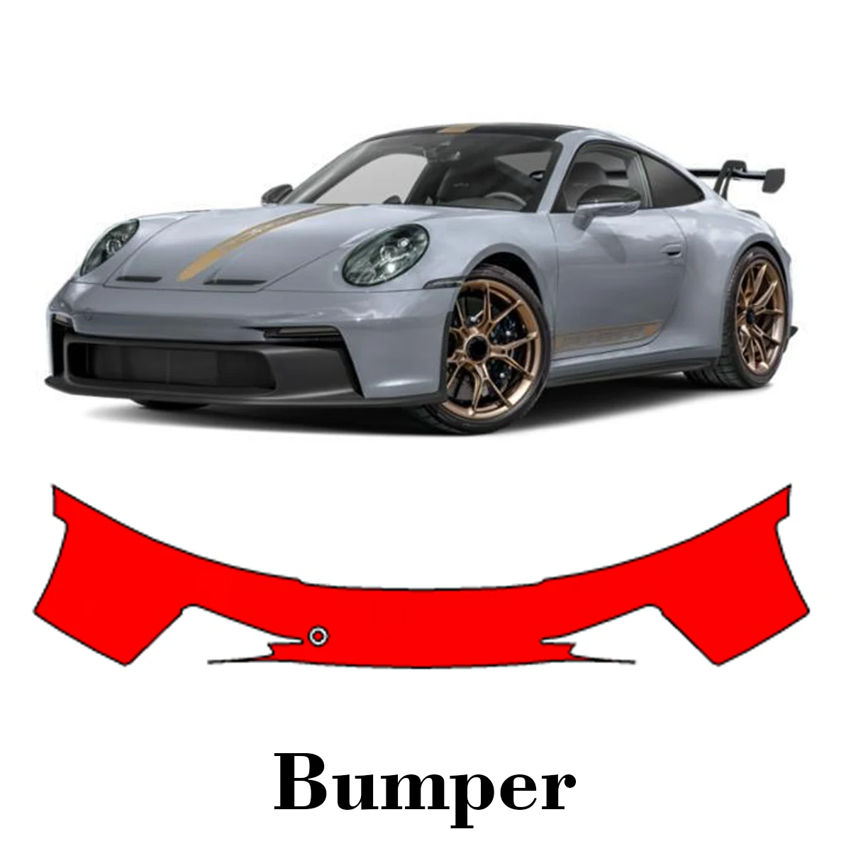 Car Precut Paint Protection Film Front Bumper Anti-scratch Exterior TPU PPF For Porsche 911 GT3 RS 2023-2024
Car Precut Paint Protection Film Front Bumper Anti-scratch Exterior TPU PPF For Porsche 911 GT3 RS 2023-2024