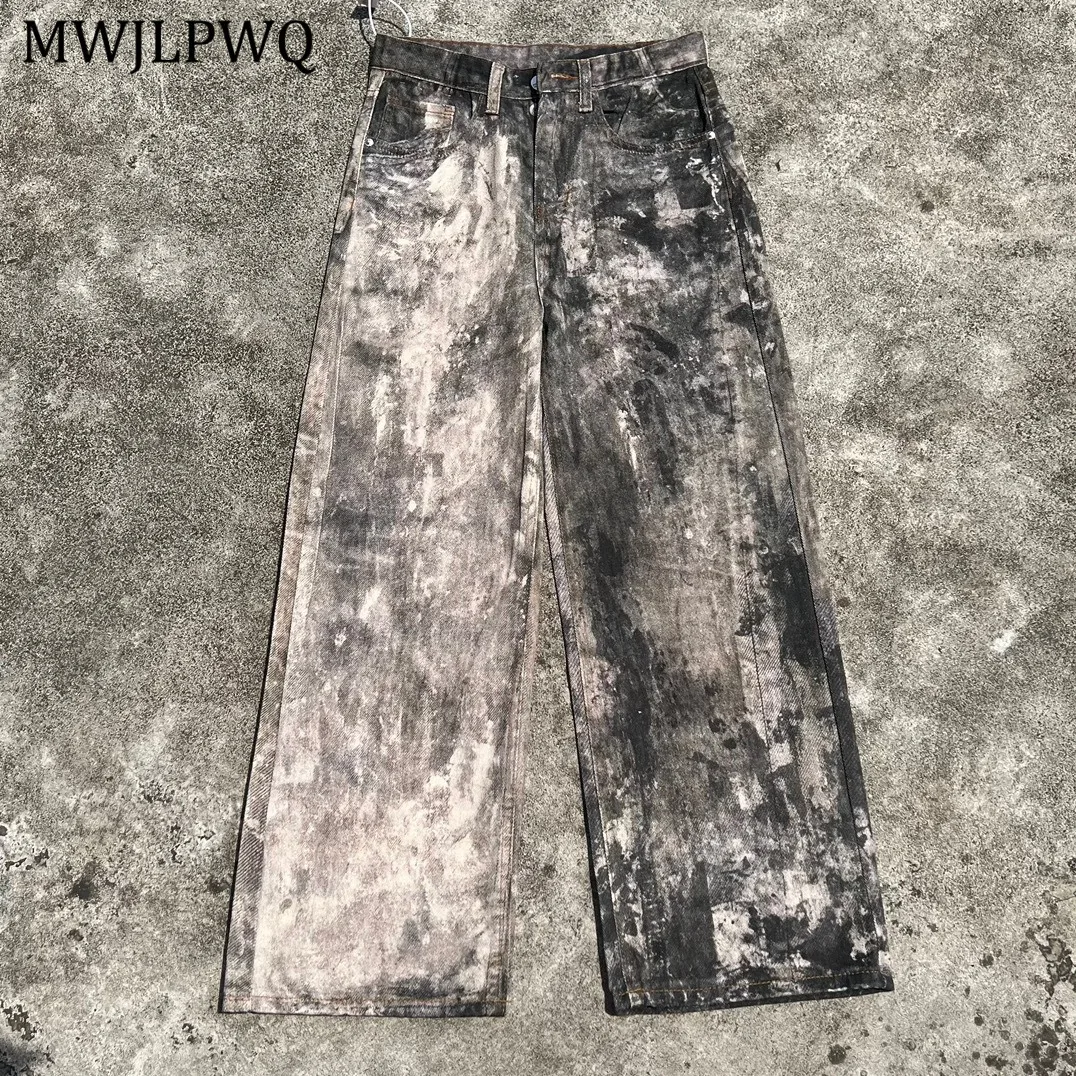 MWJLPWQ Inkjet Graffiti Vintage Loose Wide-leg Jeans Men's 3D Printed Design Niched Street Style Loose Casual Pants Trendy 11238
MWJLPWQ Inkjet Graffiti Vintage Loose Wide-leg Jeans Men's 3D Printed Design Niched Street Style Loose Casual Pants Trendy 11238