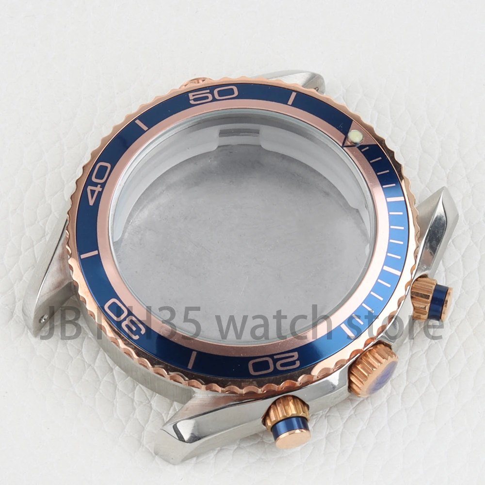 45.5mm VK63 Quartz Chronograph Men's Case Solid 316L Stainless Steel Waterproof Watch Cases for Seamaster 600 VK63 VK64 Movement
45.5mm VK63 Quartz Chronograph Men's Case Solid 316L Stainless Steel Waterproof Watch Cases for Seamaster 600 VK63 VK64 Movement