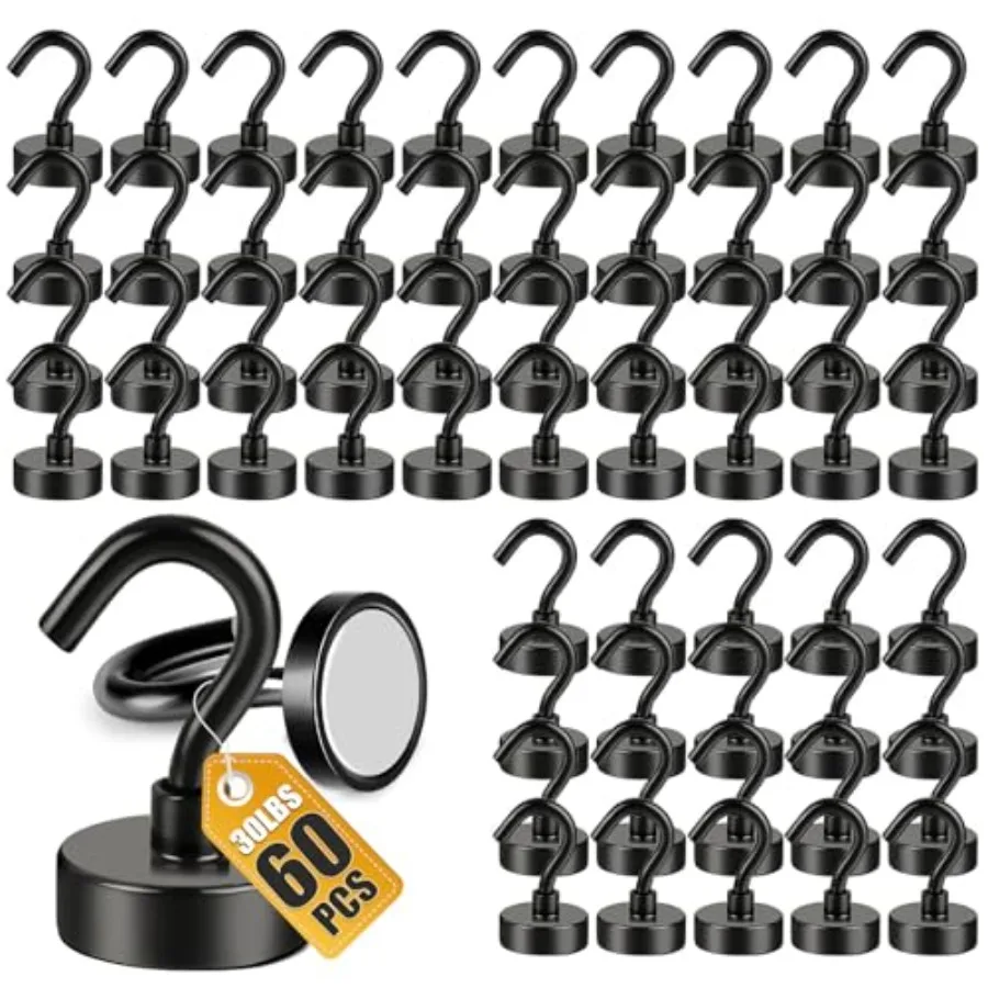 Magnetic Hooks 30Lbs Strong Heavy Duty Cruise Magnet Garage S-Hooks for Classroom Fridge Hanging Cabins Grill Kitchen Garage Wo
Magnetic Hooks 30Lbs Strong Heavy Duty Cruise Magnet Garage S-Hooks for Classroom Fridge Hanging Cabins Grill Kitchen Garage Wo