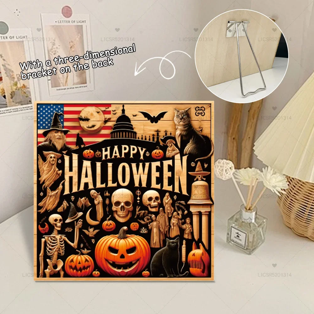 New 2024 party solid wood door sign Halloween horror atmosphere decoration props wooden crafts bedroom door decoration ornaments
New 2024 party solid wood door sign Halloween horror atmosphere decoration props wooden crafts bedroom door decoration ornaments