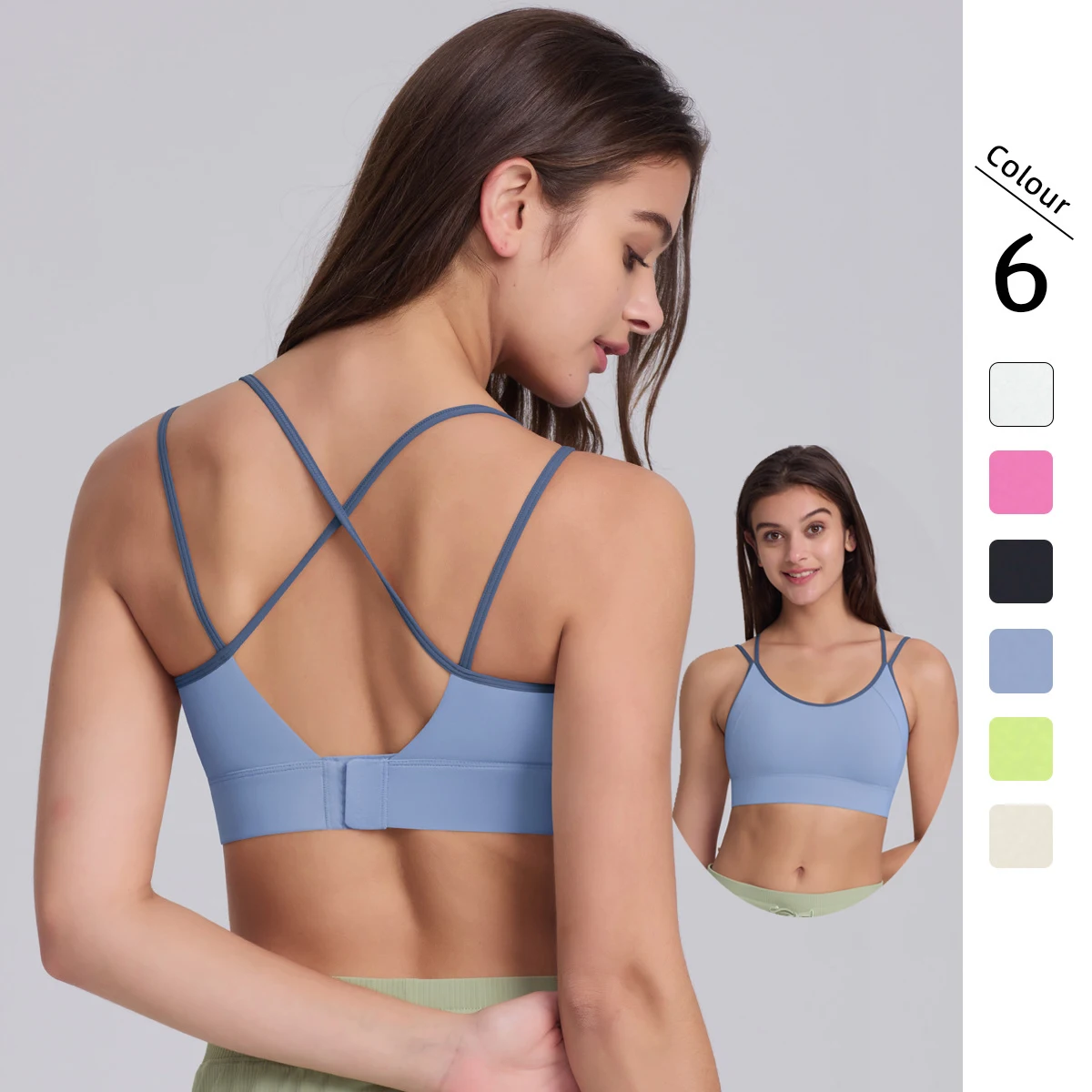 Women Sports Bra Gym Clothing Cross Bare Back Yoga Bra Sportswear Woman Gym Yoga Clothing Breathable Fitness Underwear Tank Top
Women Sports Bra Gym Clothing Cross Bare Back Yoga Bra Sportswear Woman Gym Yoga Clothing Breathable Fitness Underwear Tank Top