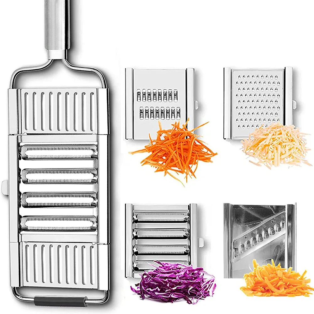 3-Blade Multifunctional Vegetable Cutter Shredder Stainless Steel Shredder Replaceable Cutter
3-Blade Multifunctional Vegetable Cutter Shredder Stainless Steel Shredder Replaceable Cutter