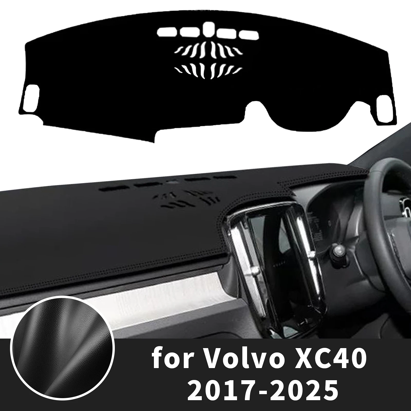 for Volvo XC40 2017-2025 EV Dashboard Cover Fit Dash Mat Sun Protection Anti‑Reflection Cover Dash Pad Dashmat Accessories
for Volvo XC40 2017-2025 EV Dashboard Cover Fit Dash Mat Sun Protection Anti‑Reflection Cover Dash Pad Dashmat Accessories