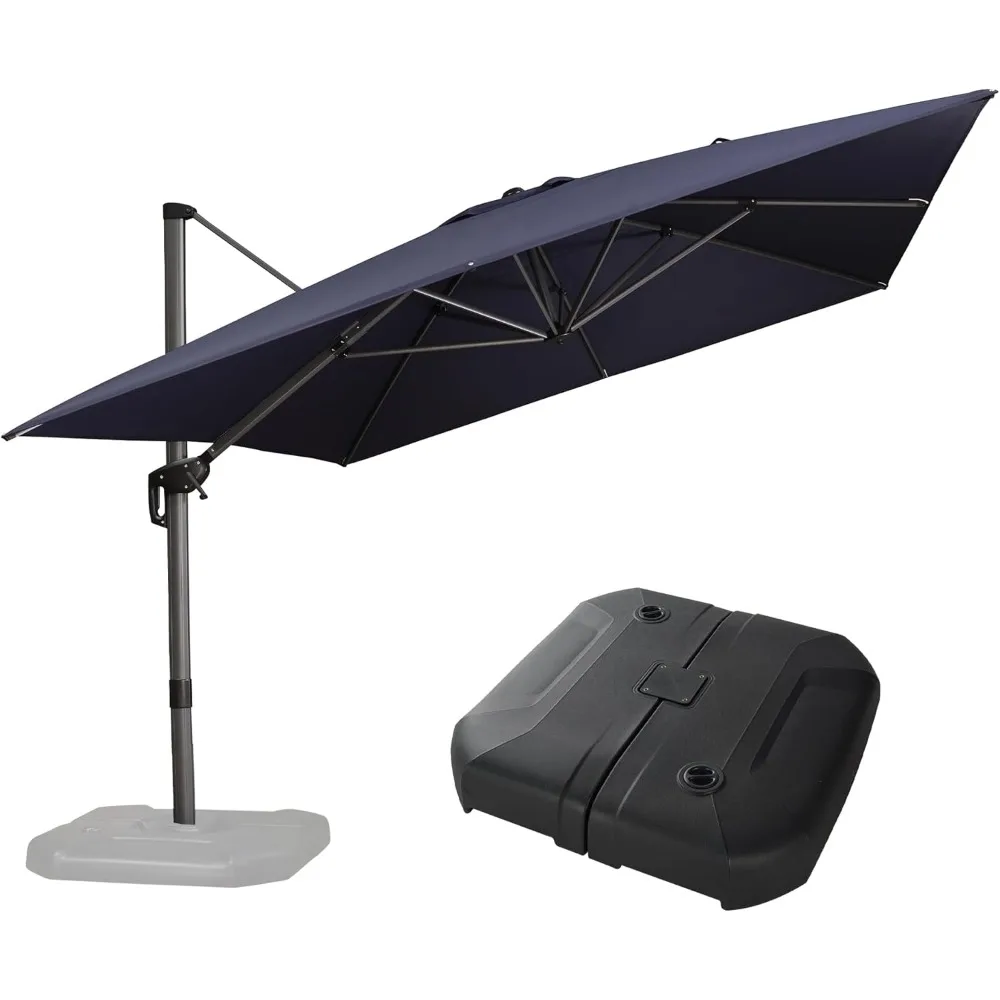 10' X 13' Patio Umbrella with Base Outdoor Cantilever Rectangle Offset Umbrella with 360-degree Rotation for Garden Deck Pool P
10' X 13' Patio Umbrella with Base Outdoor Cantilever Rectangle Offset Umbrella with 360-degree Rotation for Garden Deck Pool P
