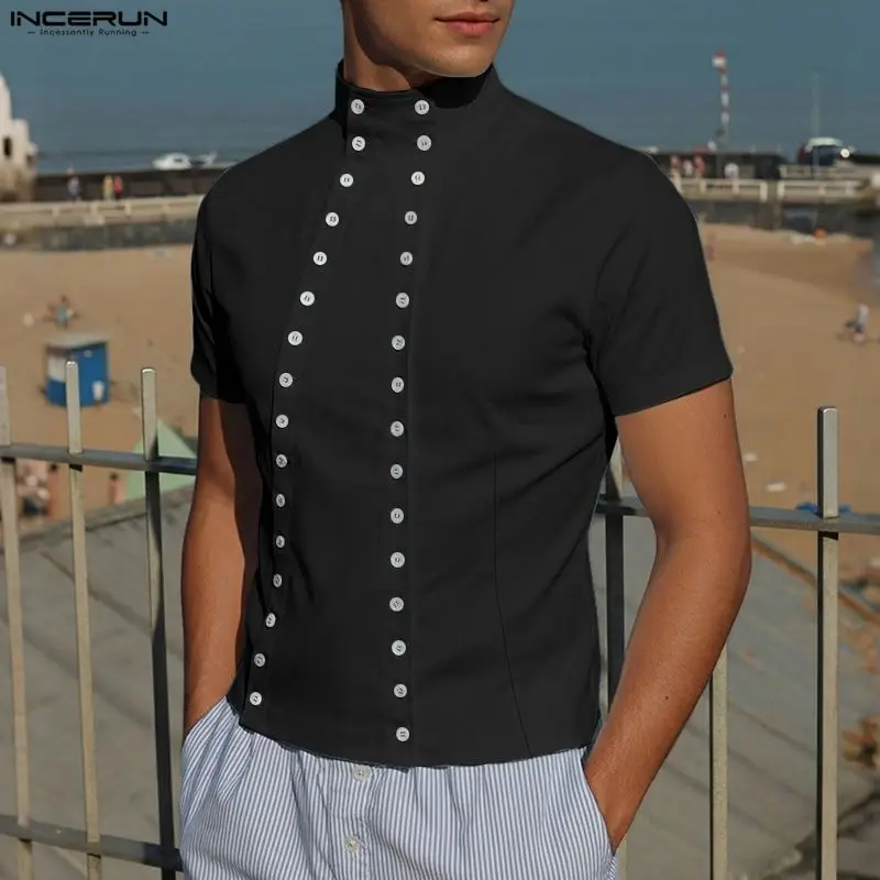 INCERUN Men's Shirt Solid Color Short Sleeve Double-breasted Casual Menswear Clothing Streetwear Summer 2026 Tops For Man Camisa
INCERUN Men's Shirt Solid Color Short Sleeve Double-breasted Casual Menswear Clothing Streetwear Summer 2026 Tops For Man Camisa