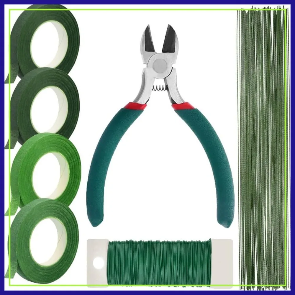 Floral Tape & Wire Arrangement Tools Kit with Wire Cutter, 26 Gauge Stem Wire, 22 Gauge Paddle Wire for Bouquet Stem Wrap
Floral Tape & Wire Arrangement Tools Kit with Wire Cutter, 26 Gauge Stem Wire, 22 Gauge Paddle Wire for Bouquet Stem Wrap