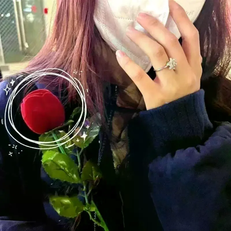 Красная роза, флокированная шкатулка для драгоценностей, креативное предложение, коробка для хранения колец, романтический чехол для обручальных колец, подарочная коробка на День святого Валентина
Красная роза, флокированная шкатулка для драгоценностей, креативное предложение, коробка для хранения колец, романтический чехол для обручальных колец, подарочная коробка на День святого Валентина