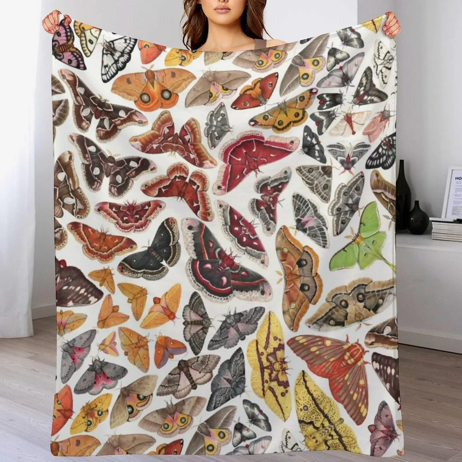 Saturniid Moths of North America Pattern Throw Blanket Custom Soft Plush Plaid Baby Sofa Throw Blankets
Saturniid Moths of North America Pattern Throw Blanket Custom Soft Plush Plaid Baby Sofa Throw Blankets